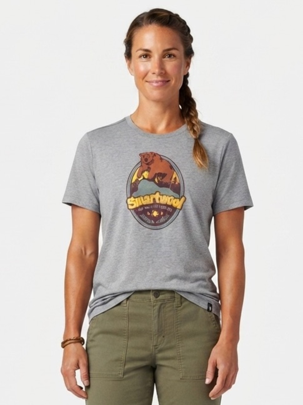 Smartwool Bear Attack Graphic Short-Sleeve T-Shirt
